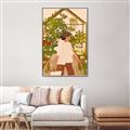 Picture of Dreamy Orchard Dalliance _GroupedProduct_Rectangle_Portrait_Canvas_Framed_