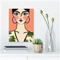 Picture of Peachy Elegance _GroupedProduct_Rectangle_Portrait_Unframed_Print_Only_