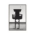 Picture of Guard's Post in the Beach _GroupedProduct_Rectangle_Portrait_Photography _GroupedProduct_Rectangle_Portrait_Canvas_Framed_