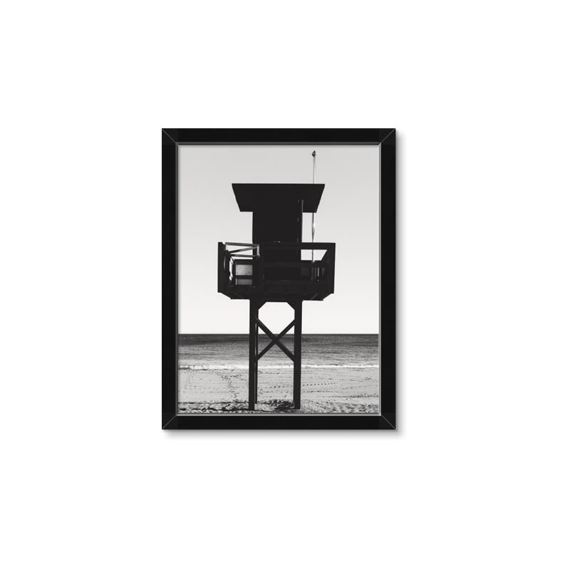 Picture of Guard's Post in the Beach _GroupedProduct_Rectangle_Portrait_Photography _GroupedProduct_Rectangle_Portrait_Framed_Matted_