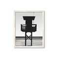 Picture of Guard's Post in the Beach _GroupedProduct_Rectangle_Portrait_Photography _GroupedProduct_Rectangle_Portrait_Framed_Matted_