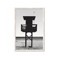 Picture of Guard's Post in the Beach _GroupedProduct_Rectangle_Portrait_Photography _GroupedProduct_Rectangle_Portrait_Framed_Matted_
