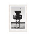 Picture of Guard's Post in the Beach _GroupedProduct_Rectangle_Portrait_Photography _GroupedProduct_Rectangle_Portrait_Framed_Matted_