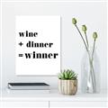 Picture of Wine Dinner Winner _GroupedProduct_Rectangle_Portrait_Unframed_Print_Only_