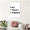 Picture of Wine Dinner Winner _GroupedProduct_Rectangle_Portrait_Unframed_Print_Only_