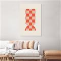 Picture of Mosaic of Peach Vase _GroupedProduct_Rectangle_Portrait_Unframed_Print_Only_