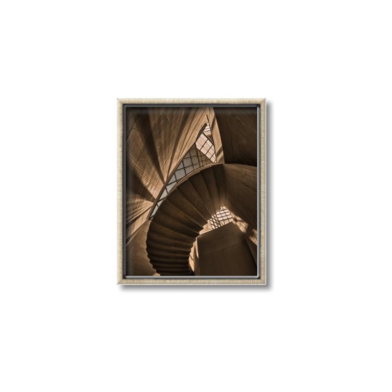 Picture of Muted Sun's Rays on Stairs _GroupedProduct_Rectangle_Portrait_Photography _GroupedProduct_Rectangle_Portrait_Canvas_Framed_