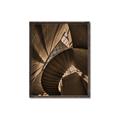 Picture of Muted Sun's Rays on Stairs _GroupedProduct_Rectangle_Portrait_Photography _GroupedProduct_Rectangle_Portrait_Canvas_Framed_