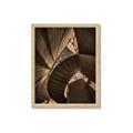 Picture of Muted Sun's Rays on Stairs _GroupedProduct_Rectangle_Portrait_Photography _GroupedProduct_Rectangle_Portrait_Framed_Matted_