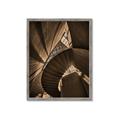 Picture of Muted Sun's Rays on Stairs _GroupedProduct_Rectangle_Portrait_Photography _GroupedProduct_Rectangle_Portrait_Framed_Matted_