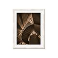 Picture of Muted Sun's Rays on Stairs _GroupedProduct_Rectangle_Portrait_Photography _GroupedProduct_Rectangle_Portrait_Framed_Matted_