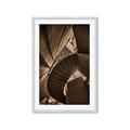 Picture of Muted Sun's Rays on Stairs _GroupedProduct_Rectangle_Portrait_Photography _GroupedProduct_Rectangle_Portrait_Framed_Matted_