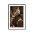 Picture of Muted Sun's Rays on Stairs _GroupedProduct_Rectangle_Portrait_Photography _GroupedProduct_Rectangle_Portrait_Framed_Matted_