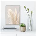 Picture of Creamy Petal Pampas I _GroupedProduct_Rectangle_Portrait_Photography _GroupedProduct_Rectangle_Portrait_Canvas_Framed_