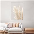 Picture of Creamy Petal Pampas I _GroupedProduct_Rectangle_Portrait_Photography _GroupedProduct_Rectangle_Portrait_Canvas_Framed_