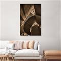 Picture of Muted Sun's Rays on Stairs _GroupedProduct_Rectangle_Portrait_Photography _GroupedProduct_Rectangle_Portrait_Canvas_Framed_