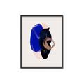 Picture of Blue and Black Echoes _GroupedProduct_Rectangle_Portrait_Canvas_Framed_