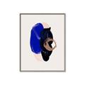 Picture of Blue and Black Echoes _GroupedProduct_Rectangle_Portrait_Canvas_Framed_