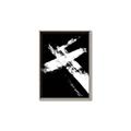 Picture of Negative Strokes II _GroupedProduct_Rectangle_Portrait_Canvas_Framed_