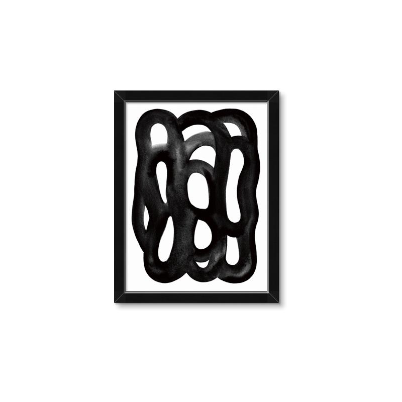 Picture of Abstract Mirage Lines _GroupedProduct_Rectangle_Portrait_Framed_Matted_