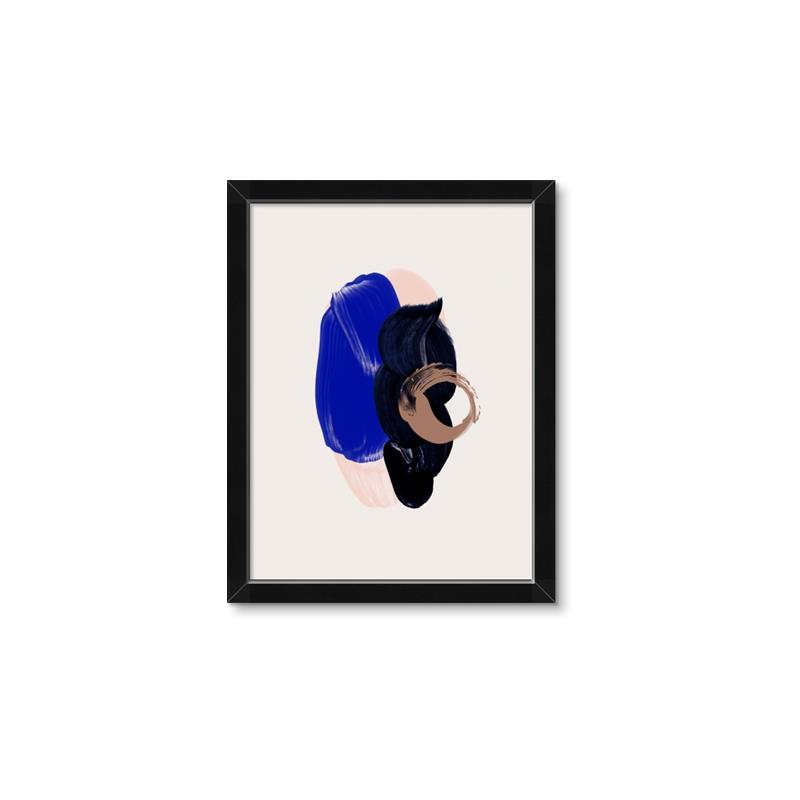 Picture of Blue and Black Echoes _GroupedProduct_Rectangle_Portrait_Framed_Matted_
