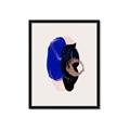 Picture of Blue and Black Echoes _GroupedProduct_Rectangle_Portrait_Framed_Matted_