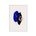 Picture of Blue and Black Echoes _GroupedProduct_Rectangle_Portrait_Framed_Matted_