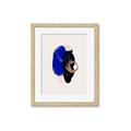 Picture of Blue and Black Echoes _GroupedProduct_Rectangle_Portrait_Framed_Matted_