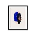 Picture of Blue and Black Echoes _GroupedProduct_Rectangle_Portrait_Framed_Matted_