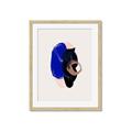 Picture of Blue and Black Echoes _GroupedProduct_Rectangle_Portrait_Framed_Matted_