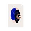 Picture of Blue and Black Echoes _GroupedProduct_Rectangle_Portrait_Unframed_Print_Only_