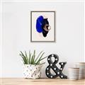 Picture of Blue and Black Echoes _GroupedProduct_Rectangle_Portrait_Canvas_Framed_