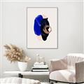 Picture of Blue and Black Echoes _GroupedProduct_Rectangle_Portrait_Canvas_Framed_