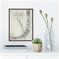 Picture of Gray Tranquil Echo _GroupedProduct_Rectangle_Portrait_Canvas_Framed_