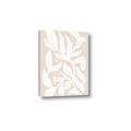 Picture of White Leaves on Beige _GroupedProduct_Rectangle_Portrait_Canvas_