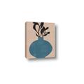 Picture of Lonely Plant on Blue Vase _GroupedProduct_Rectangle_Portrait_Canvas_
