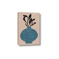 Picture of Lonely Plant on Blue Vase _GroupedProduct_Rectangle_Portrait_Canvas_
