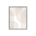 Picture of Celestial Beige Lines _GroupedProduct_Rectangle_Portrait_Canvas_Framed_