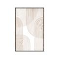 Picture of Celestial Beige Lines _GroupedProduct_Rectangle_Portrait_Canvas_Framed_