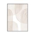 Picture of Celestial Beige Lines _GroupedProduct_Rectangle_Portrait_Canvas_Framed_