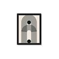 Picture of Black Boho Vibe III _GroupedProduct_Rectangle_Portrait_Framed_Matted_