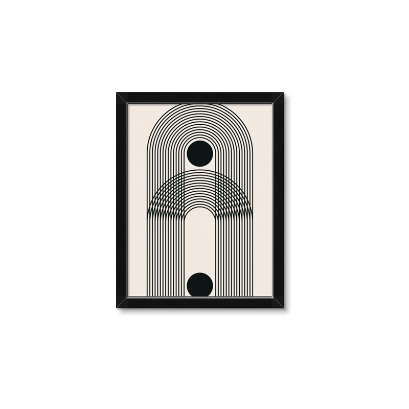 Picture of Black Boho Vibe III _GroupedProduct_Rectangle_Portrait_Framed_Matted_