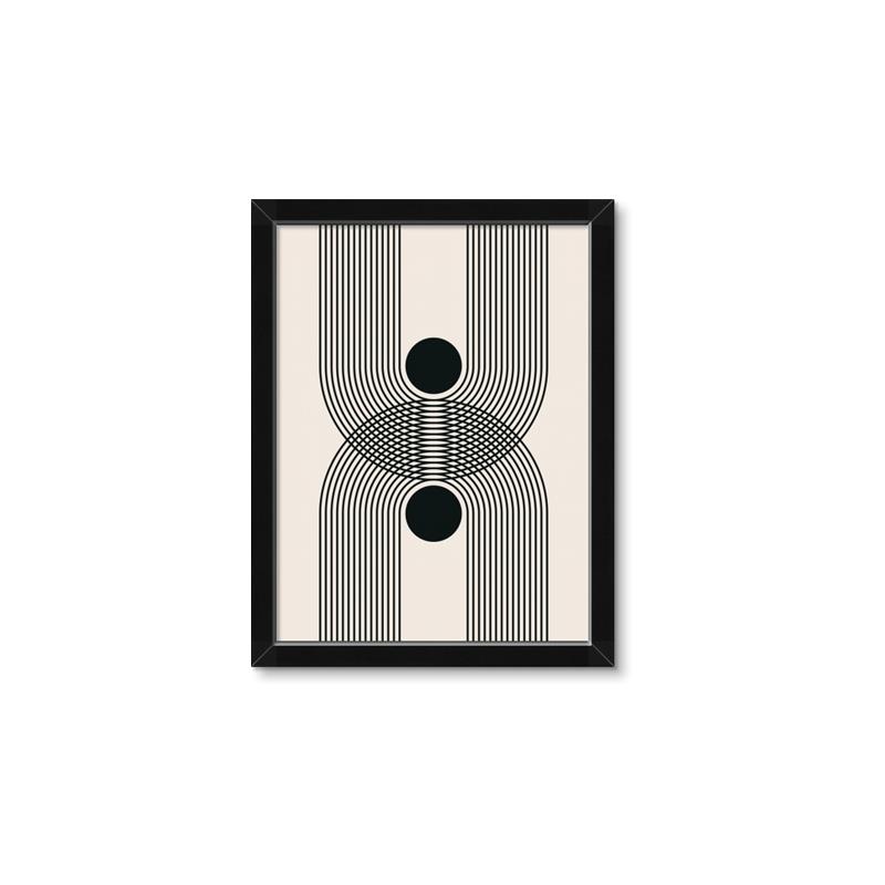 Picture of Black Boho Vibe II _GroupedProduct_Rectangle_Portrait_Framed_Matted_