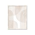 Picture of Celestial Beige Lines _GroupedProduct_Rectangle_Portrait_Framed_Matted_