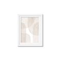 Picture of Celestial Beige Lines _GroupedProduct_Rectangle_Portrait_Framed_Matted_