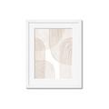 Picture of Celestial Beige Lines _GroupedProduct_Rectangle_Portrait_Framed_Matted_