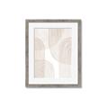 Picture of Celestial Beige Lines _GroupedProduct_Rectangle_Portrait_Framed_Matted_