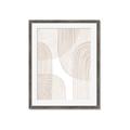 Picture of Celestial Beige Lines _GroupedProduct_Rectangle_Portrait_Framed_Matted_