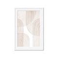 Picture of Celestial Beige Lines _GroupedProduct_Rectangle_Portrait_Framed_Matted_
