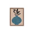 Picture of Lonely Plant on Blue Vase _GroupedProduct_Rectangle_Portrait_Framed_Matted_